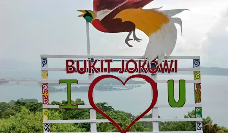 Bukit Jokowi, Spot Foto Unik Dengan Pemandangan Kota Jayapura